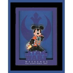Disney Magnet - Star Wars Weekends 2007 X-Wing Pilot Mickey Mouse