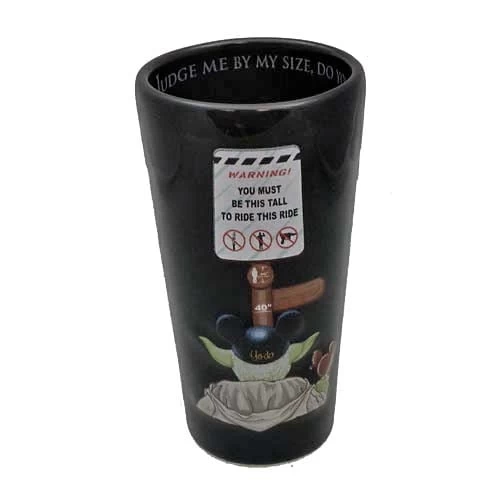 Disney Shooter Shot Glass - Star Wars Judge Me By My Size Yoda