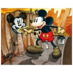 Disney Mickey Mouse ''Mickey Da Vinci'' Giclée On Canvas – BLOC28