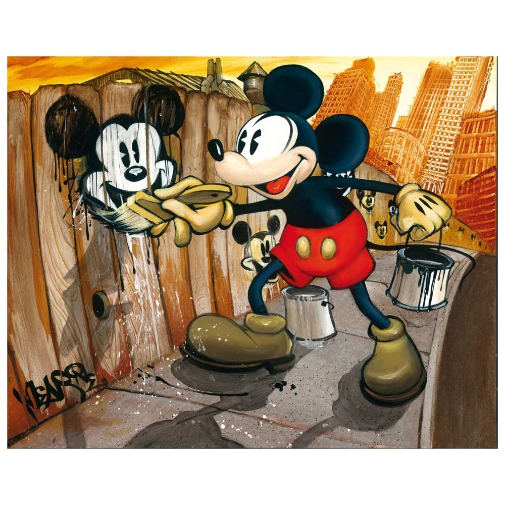 Disney Mickey Mouse ''Mickey Da Vinci'' Giclée On Canvas – BLOC28