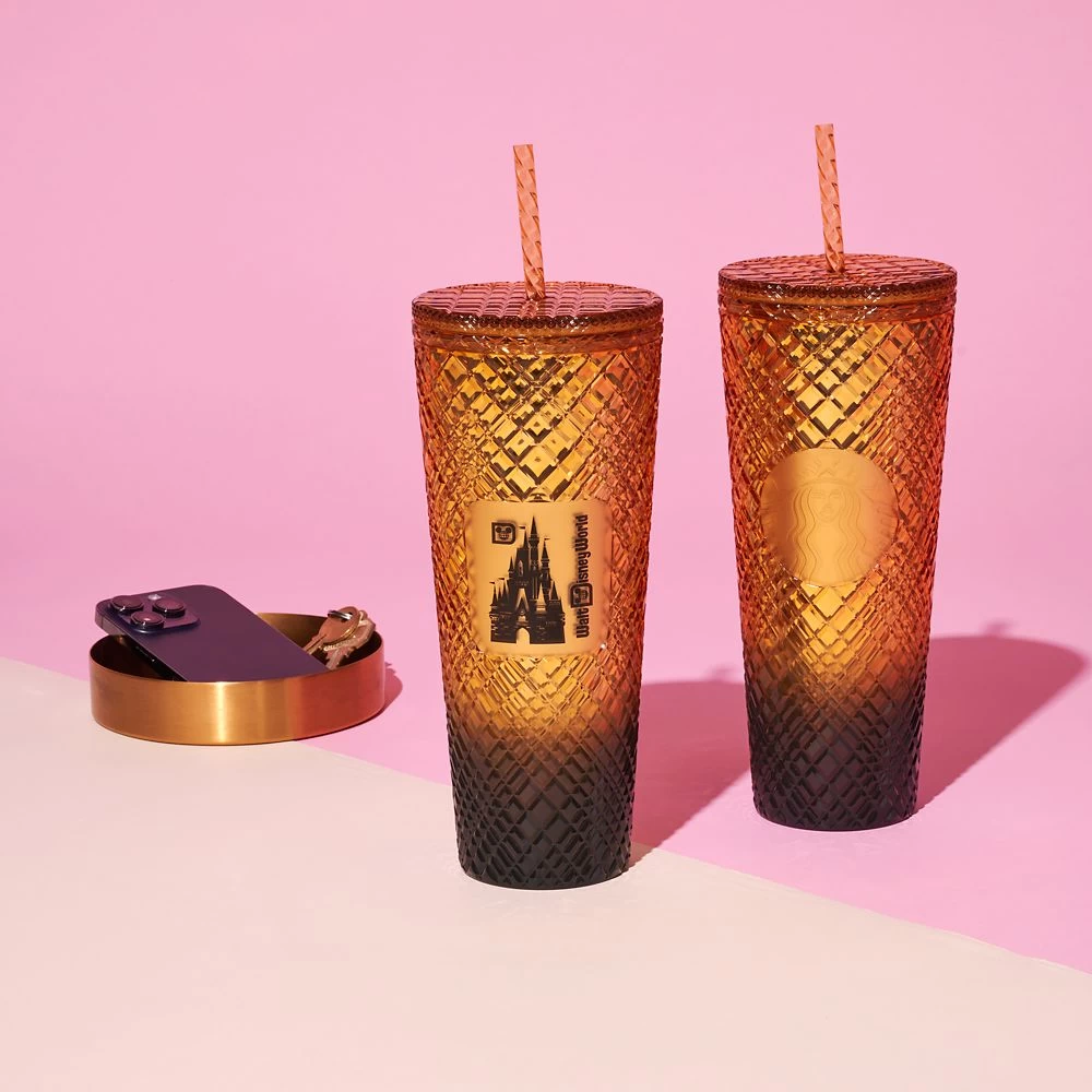 Cinderella Castle Geometric Starbucks® Tumbler With Straw – Walt Disney World - Image 2