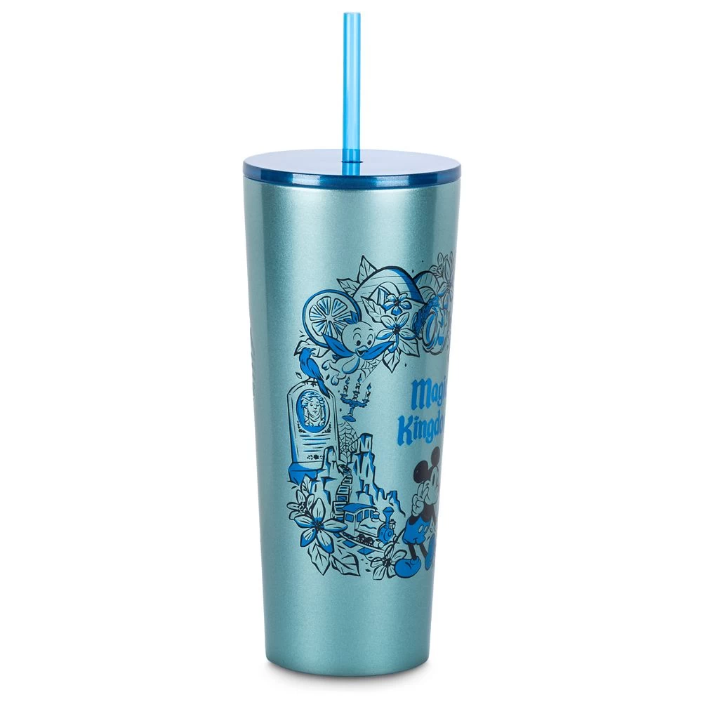 Disney Magic Kingdom Stainless Steel Starbucks® Tumbler With Straw - Image 3