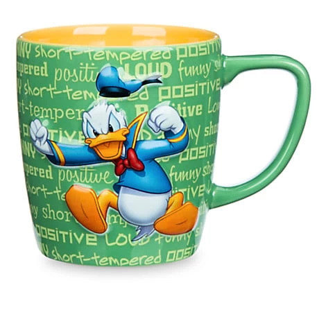 Disney Coffee Mug - Personality Donald - Short Tempered Funny