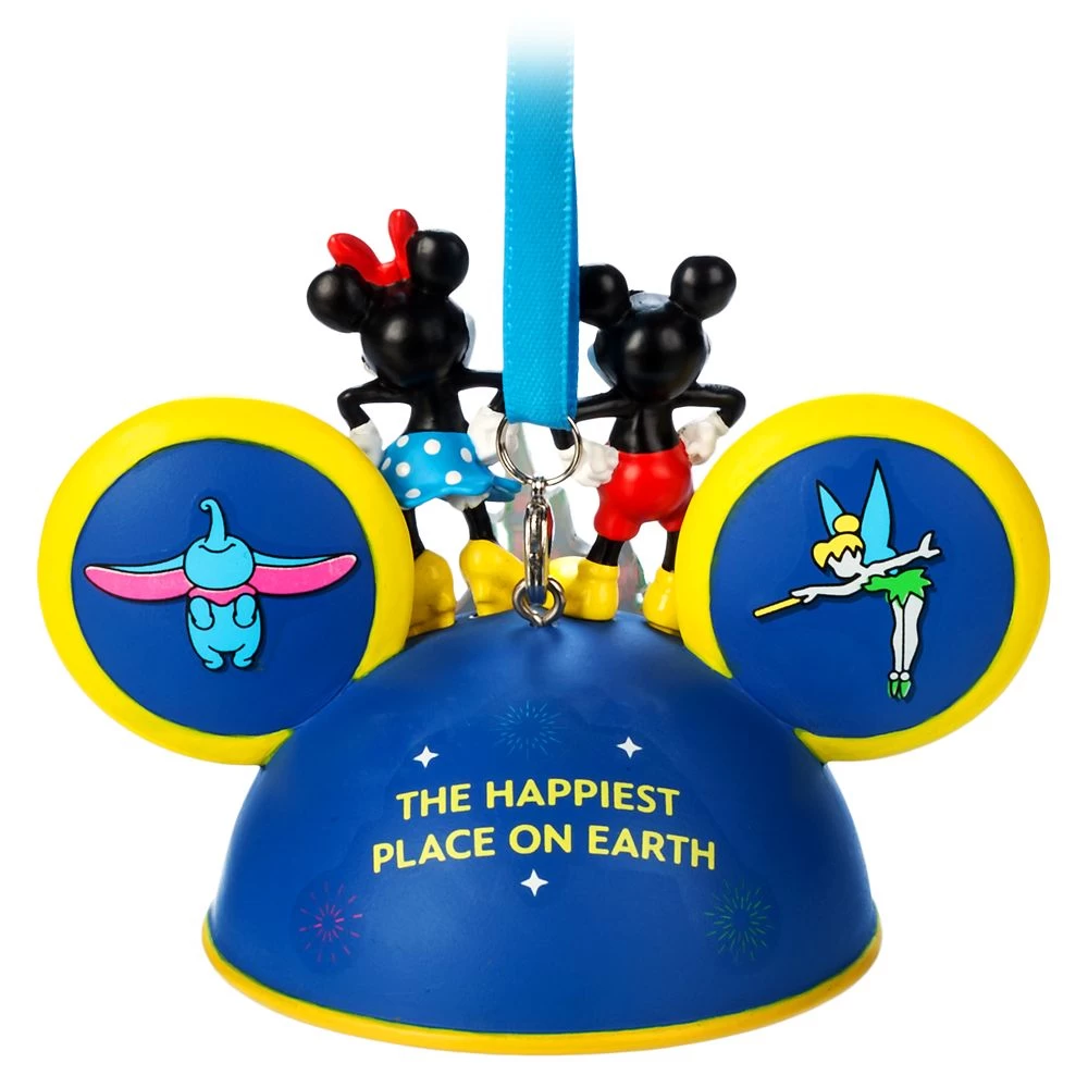 Mickey And Minnie Mouse Light-Up Ear Hat Ornament – Disneyland 2024 - Image 5