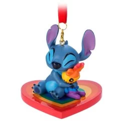 Stitch And Scrump Sketchbook Ornament – Disney Pride Collection