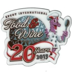 Disney Magnet - Food & Wine Festival 2015 - Chef Figment - 20 Years