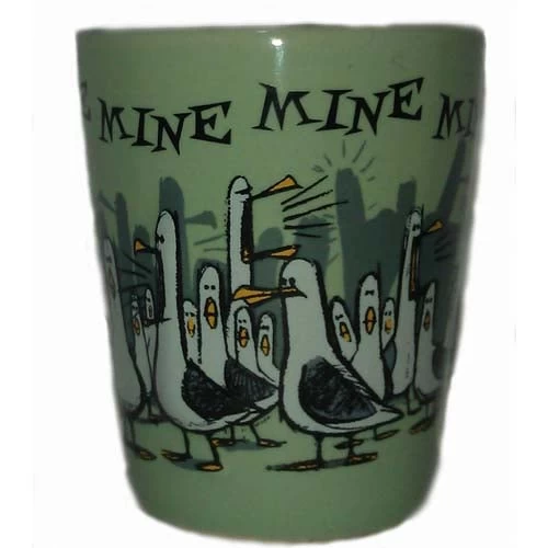 Disney Shot Glass - Finding Nemo - Mine, Mine, Mine - GREEN