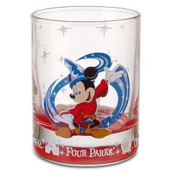 Disney World Shot Glass - Four Parks One World - Sorcerer Mickey Hat