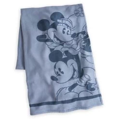 Disney Throw Blanket - Mickey And Minnie Mouse Throw Blanket - Blue