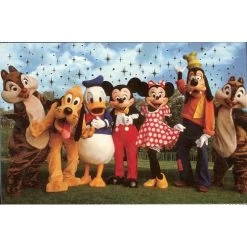 Disney Postcard Set - Walt Disney - Theme Park Characters - 10 Pk.