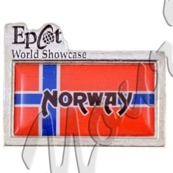 Disney Magnet - Norway Flag - Epcot