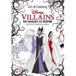 Disney Adult Coloring Book - Art Of Coloring Disney Villains