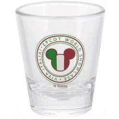Disney Shot Glass - Epcot World Showcase - Italy Flag Mickey Icon