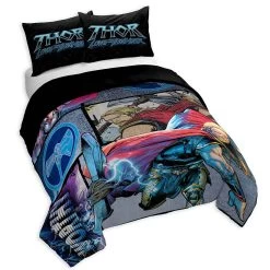 Disney Thor: Love And Thunder Comforter And Sham Set – Twin / Full / Queen