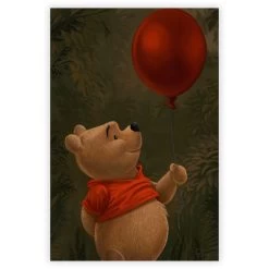 Disney Winnie The Pooh ''Pooh And His Balloon'' Giclée By Jared Franco – Limited Edition