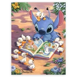 Disney Stitch ''Finding Family'' Giclée By Michelle St.Laurent – Limited Edition