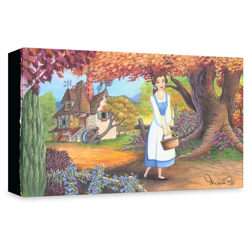 Disney Beauty And The Beast ''The Flowery Path'' Giclée By Michelle St.Laurent – Limited Edition - Image 2