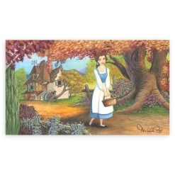 Disney Beauty And The Beast ''The Flowery Path'' Giclée By Michelle St.Laurent – Limited Edition