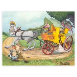 Disney Mr. Toad ''Wild Toad'' Giclée By Michelle St.Laurent – Limited Edition