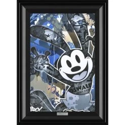 Disney Oswald The Lucky Rabbit ''Oswald'' By Arcy Framed Canvas Artwork – Limited Edition