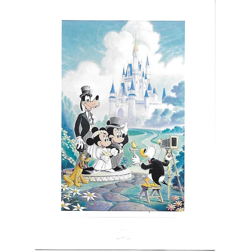Disney Postcard - Disney Fairy Tale Wedding By Randy Souders