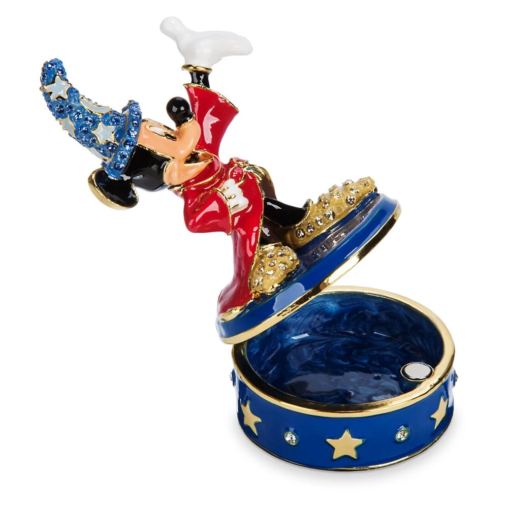 Disney Sorcerer Mickey Mouse Trinket Box By Arribas Brothers - Image 2