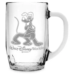 Disney Pluto Glass Mug By Arribas – Large – Personalized
