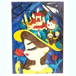 Disney Postcard - Belle - My Pretty Pretty Hat - WonderGround Gallery