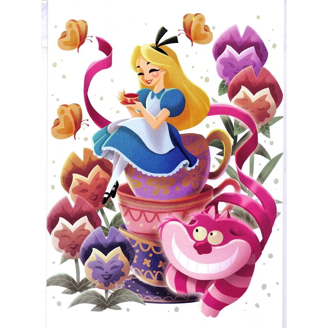 Disney Postcard - Eunjung June Kim - Tea Time