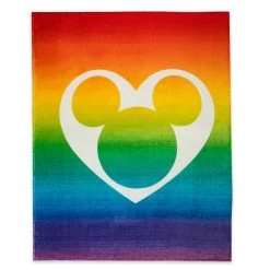 Disney Pride Collection Throw - Mickey Mouse - Rainbow