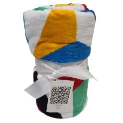 Disney Parks Throw Blanket - Epcot - Colorful Geodesic Design