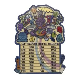 Disney Magnet - Epcot Food & Wine Festival 2020 - Figment Measurement Conversions