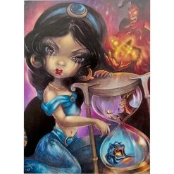 Disney Postcard - Jasmine Becket-Griffith - Jasmine And The Hourglass
