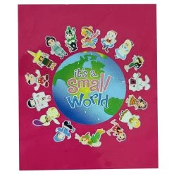Disney Throw Blanket - It's A Small World - Characters Around The World