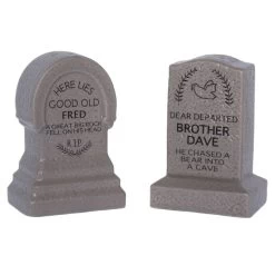 Disney Salt And Pepper Set - Haunted Mansion - Tombstones